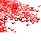 4000 Iridescent Table Scatter Acrylic Crystals, 2.5mm - Red