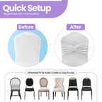 Velvet Chair Band - Ivory