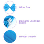 Spandex Chair Band with Large Bow - Turquoise