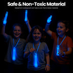6" Premium Neon Glow Sticks (Pack of 25) - Blue