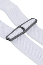 Men's Adjustable Braces x Shape Heavy Duty Clip On Suspenders for Trousers Jeans 35mm