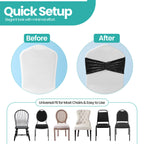 Velvet Chair Band - Black