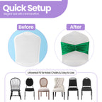 Velvet Chair Band - Emerald Green