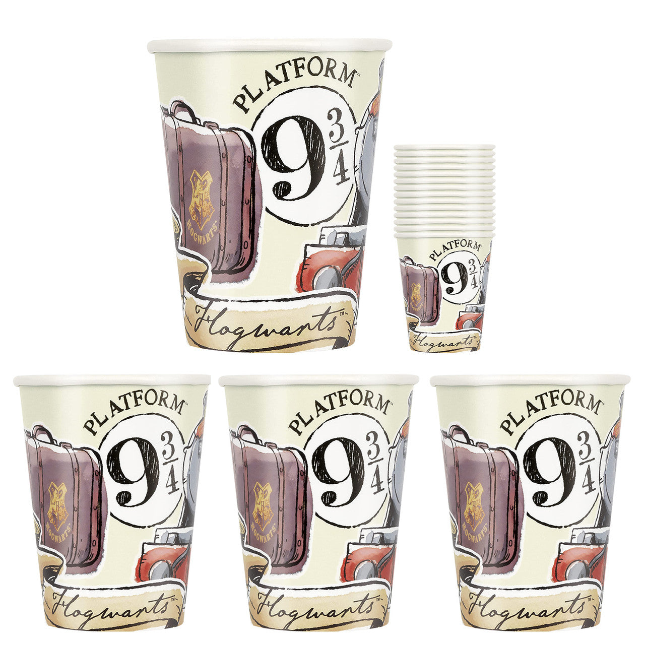 Harry Potter Party Tableware 9oz Cups (Pack of 8)