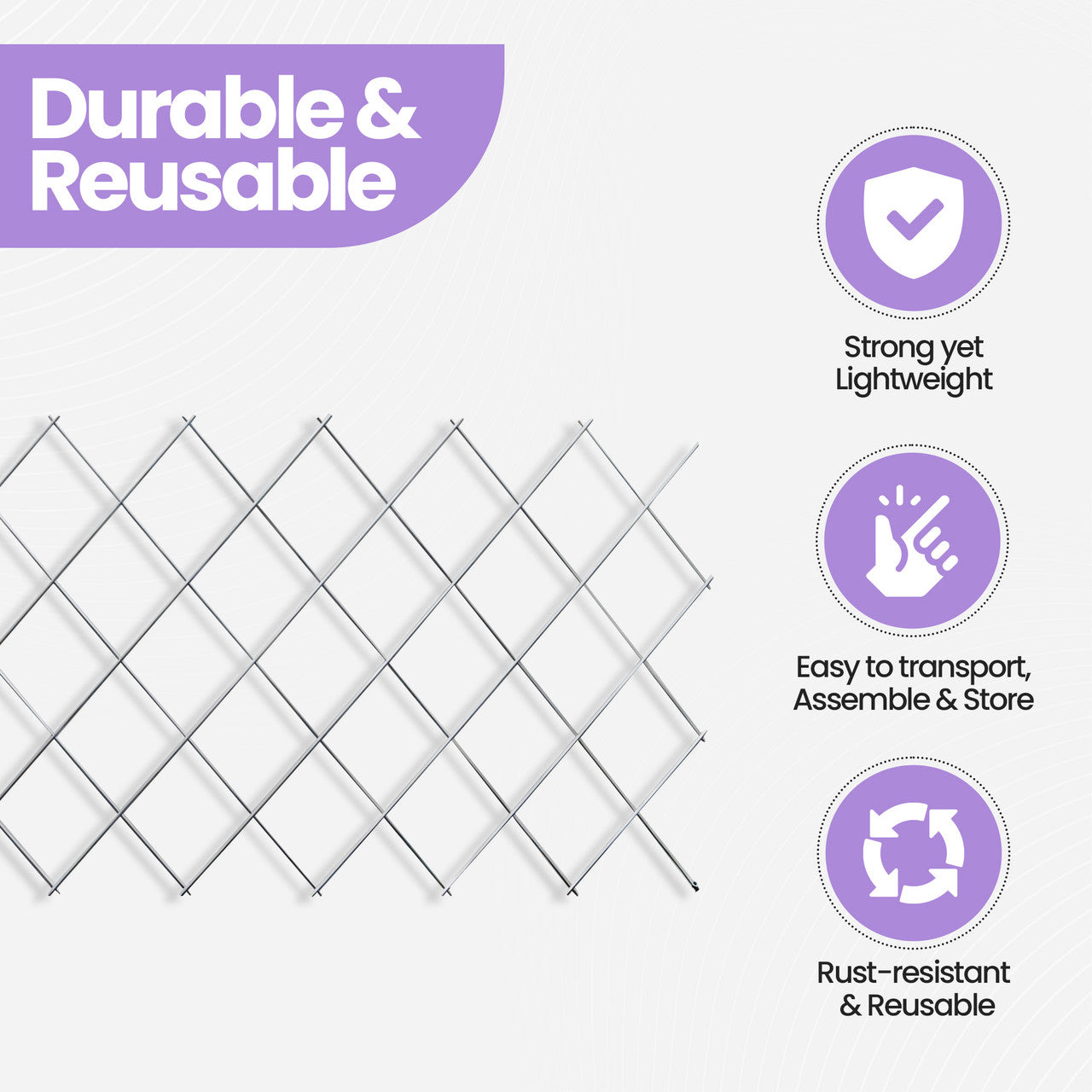 Expandable Support Grid for Flower Panel (2 Pack)