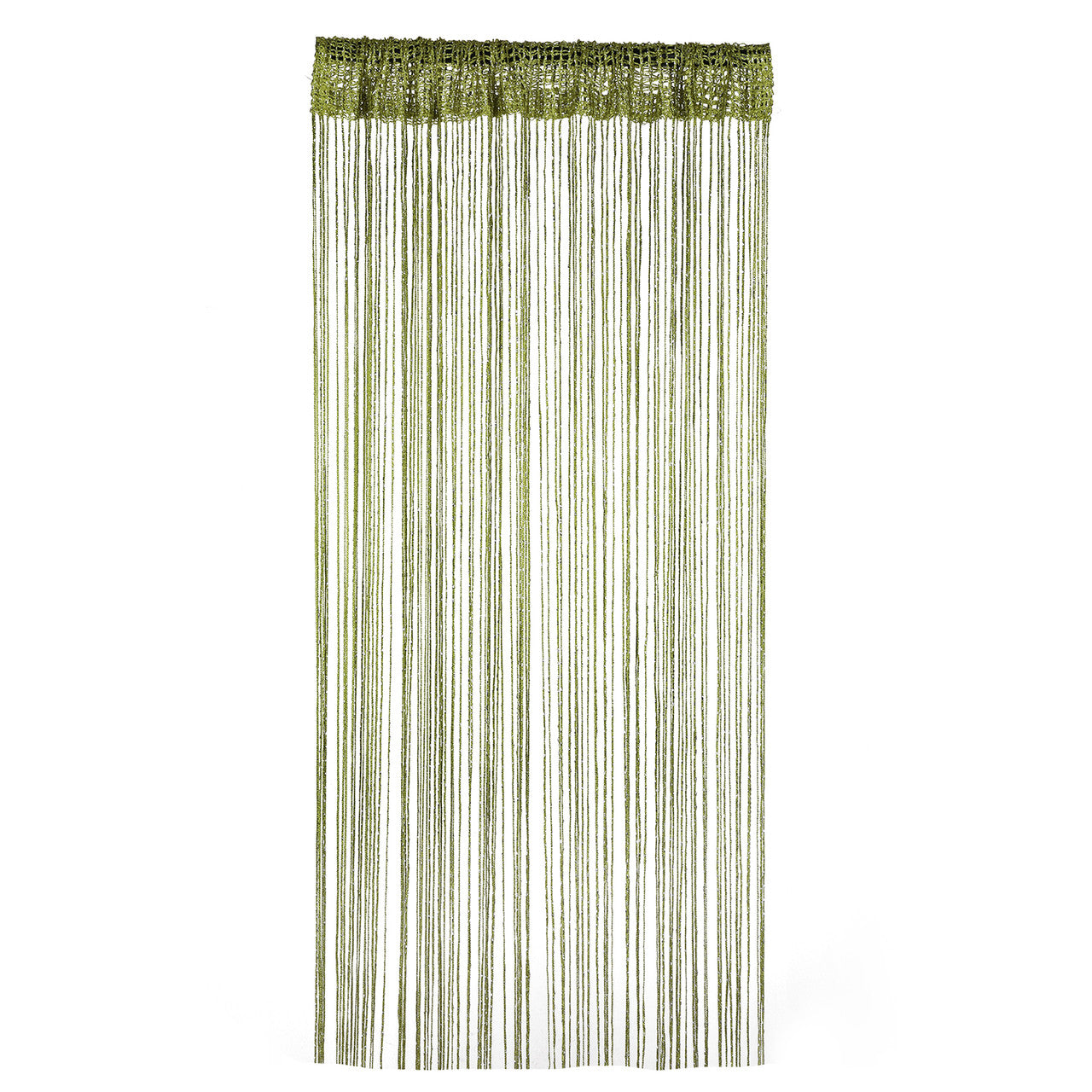 String Curtain Panel - Green