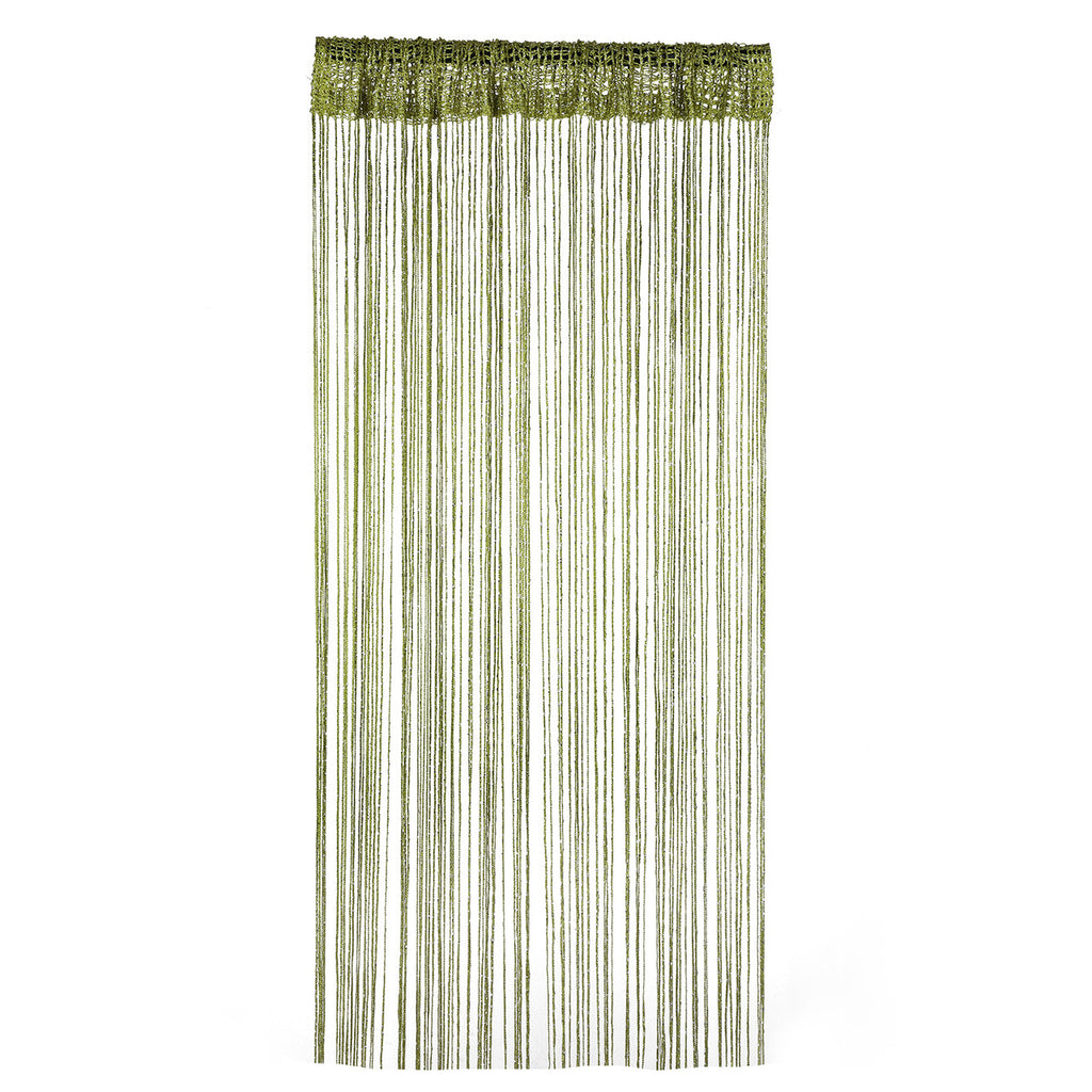 String Curtain Panel - Green