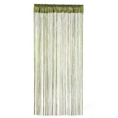 String Curtain Panel - Green