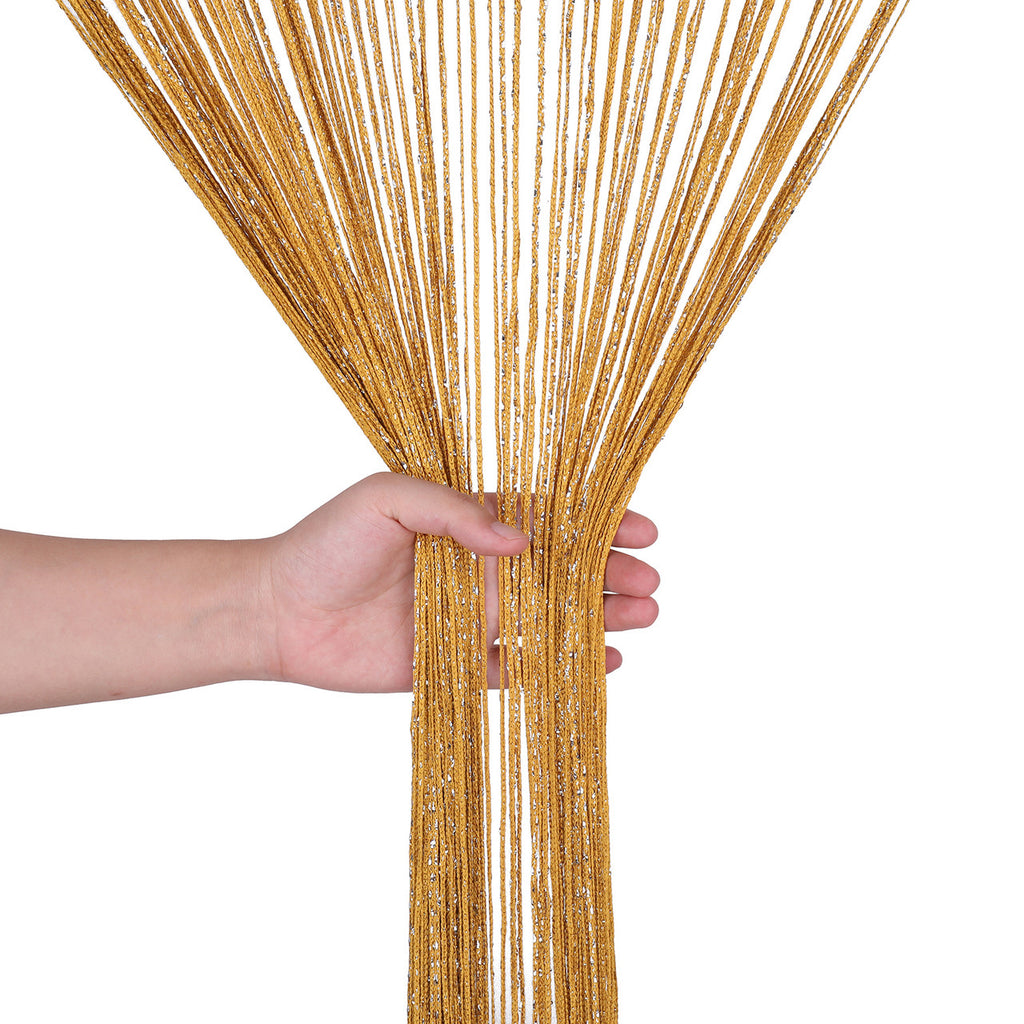 String Curtain Panel - Gold