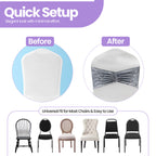 Velvet Chair Band - Silver