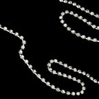 Diamante Silver Chain Belt - 1 Row - 4mm