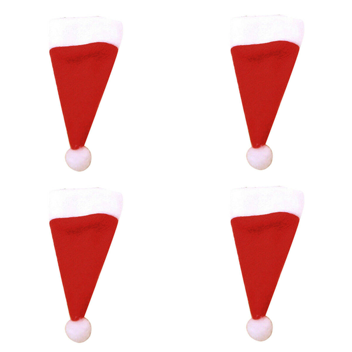 Santa Hats Cutlery Holder - 4pcs