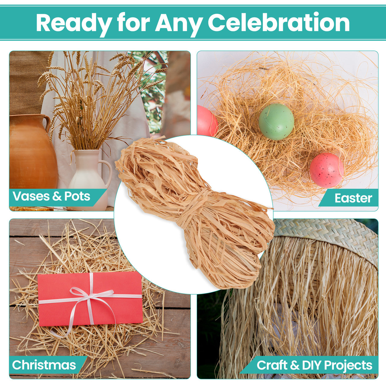 Raffia Ribbon Thick Strings