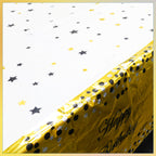 Gold Happy Birthday Printed Foil Tablecloth