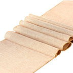 11" x 108" Plain Rustic Hessian Table Runner