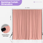 160gsm Spandex Backdrop - Rose Gold