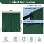 190GSM Dutch Velvet Backdrop - Green