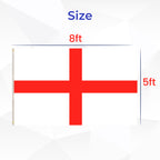 England Flag 8ft x 5ft