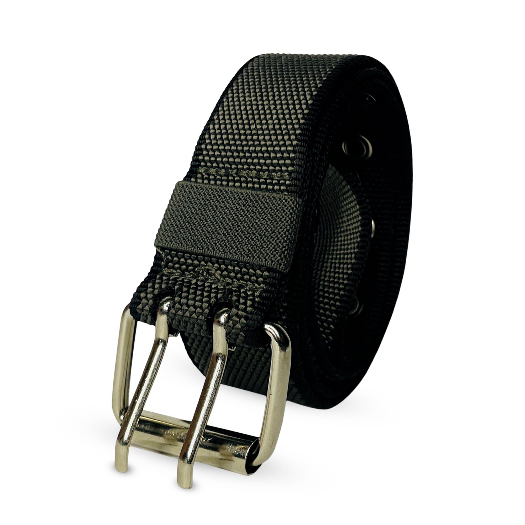 Silver Buckle with Silver Eyelet Belt