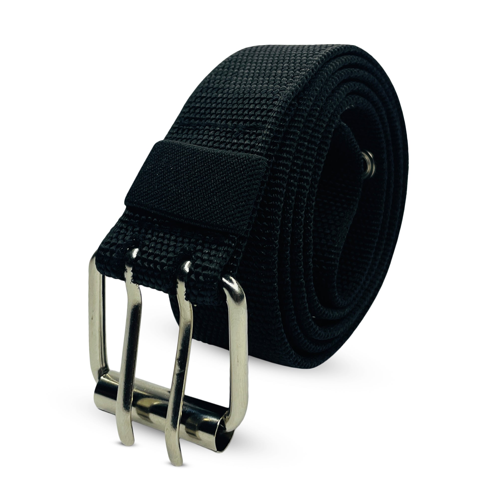 Silver Buckle with Silver Eyelet Belt