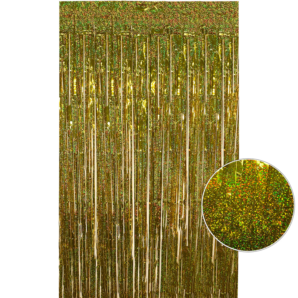 Wavy Ceramic Foil Fringe Curtain (1m x 2m)