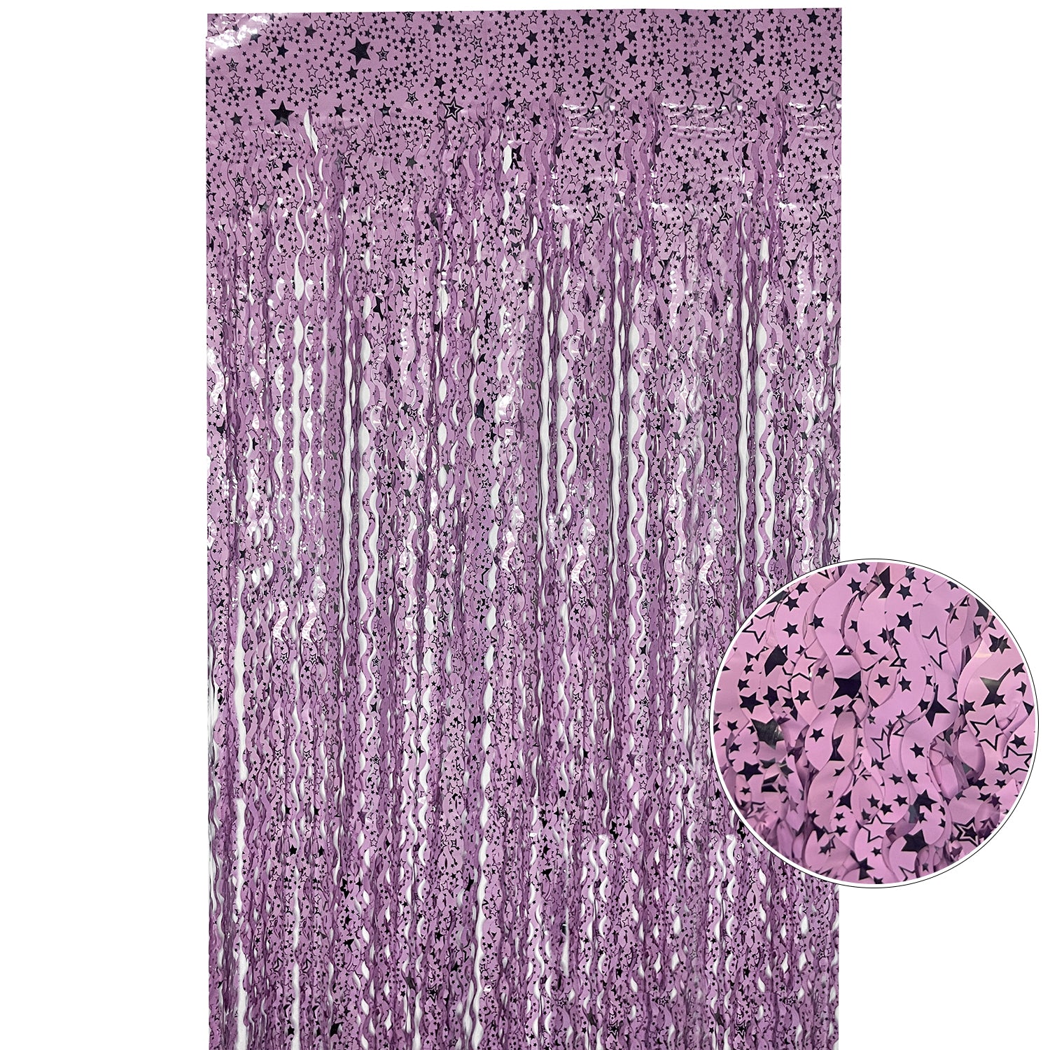 Wavy Ceramic Foil Fringe Curtain (1m x 2m)
