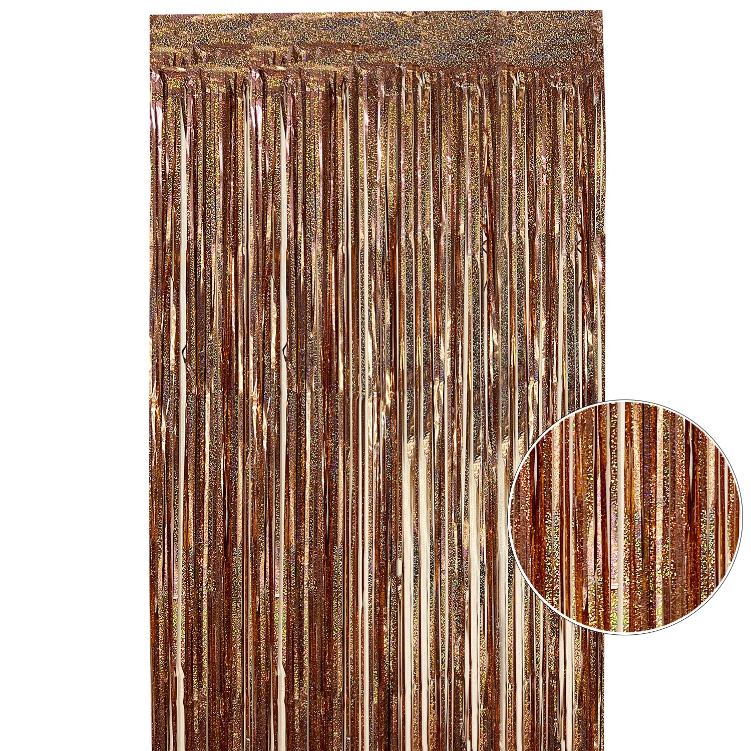 Wavy Ceramic Foil Fringe Curtain (1m x 2m)