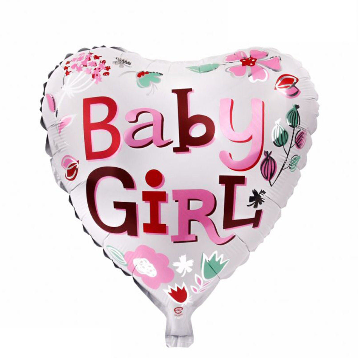 5pc Happy 1st Birthday Foil Balloons - Girl