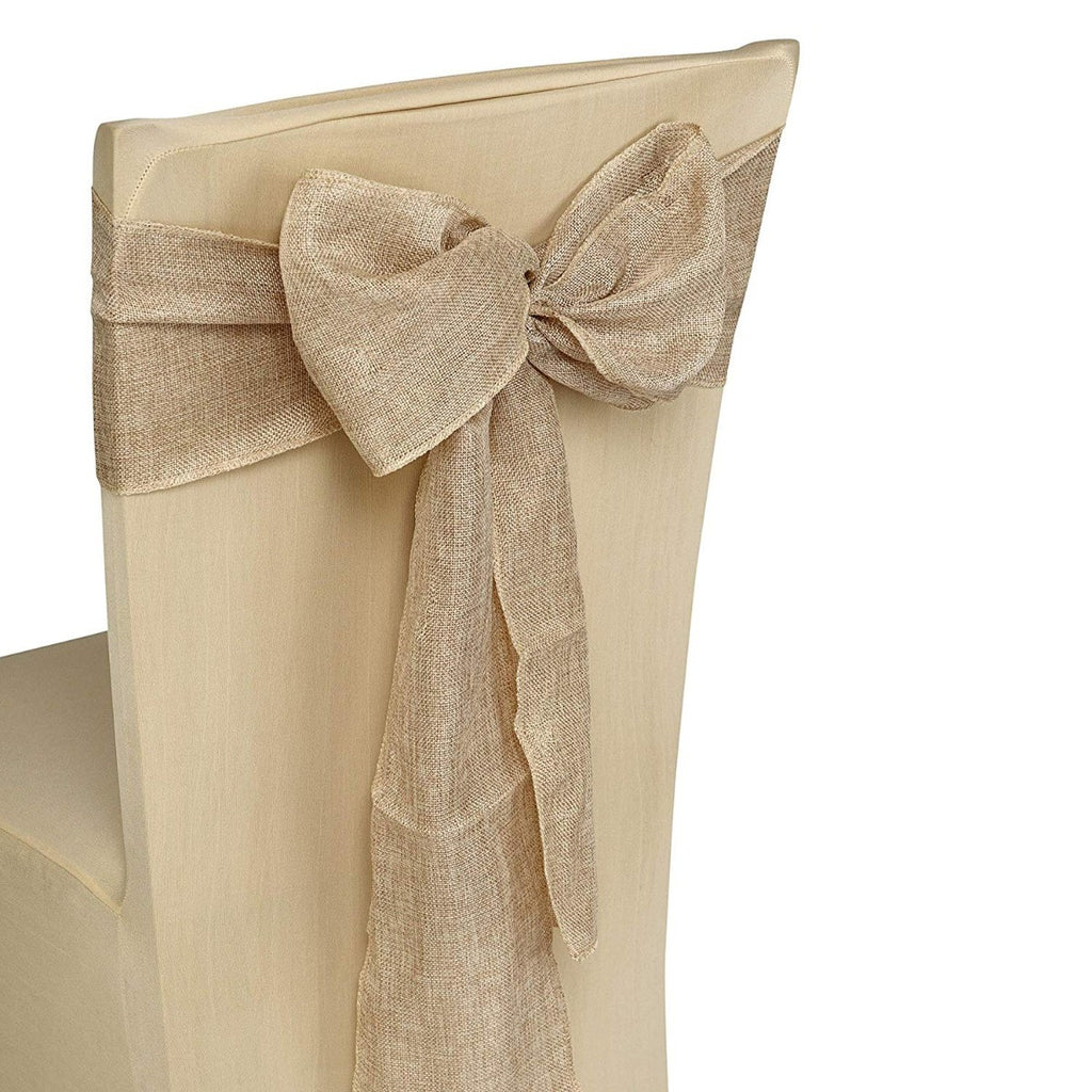 7" x 108" Plain Hessian Chair Sash