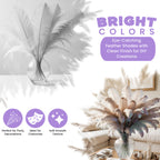 35-40cm Loose Ostrich Feathers, 5pcs - White