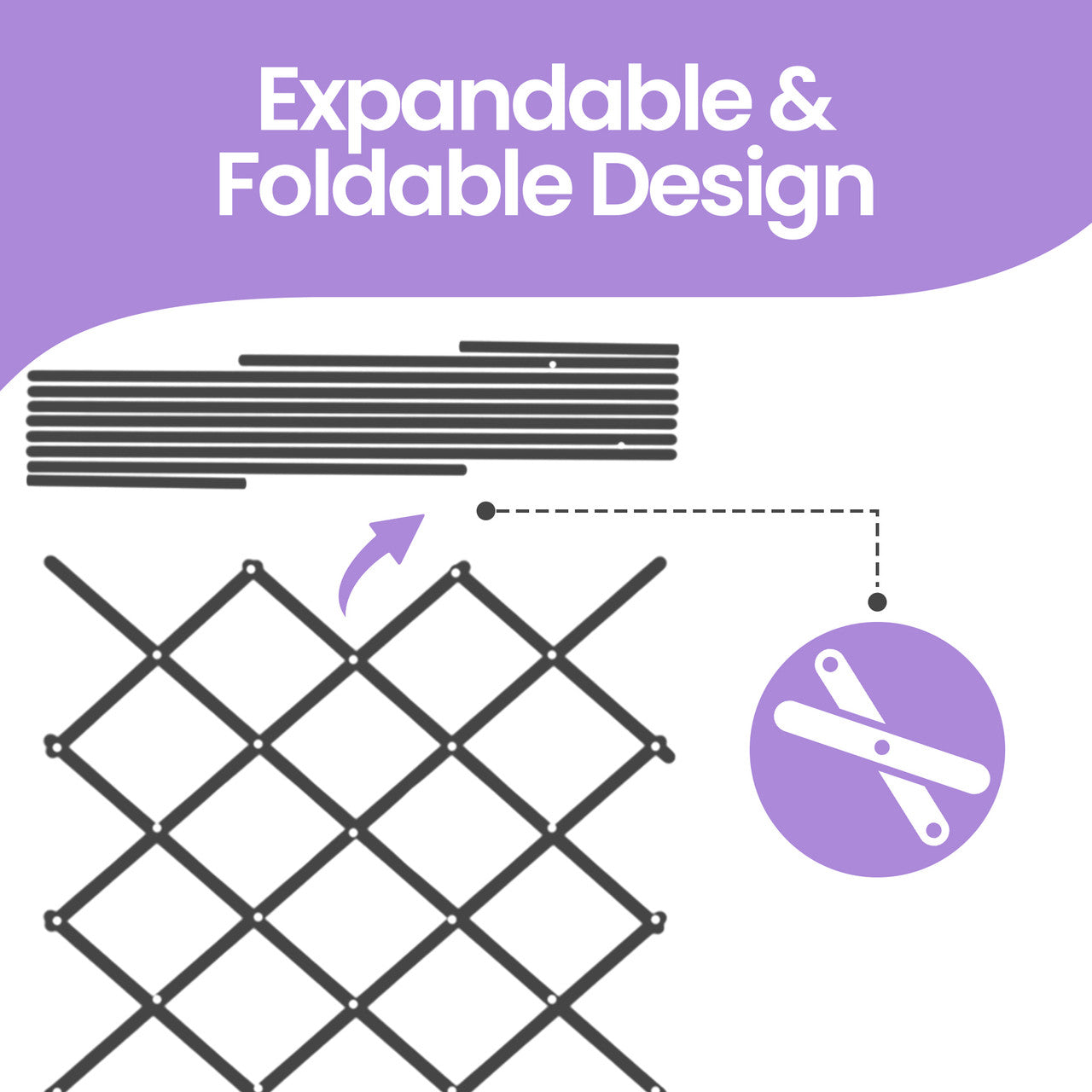 Expandable Support Grid for Flower Panel (2 Pack)
