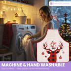 Unisex Christmas Apron – Ho Ho Ho Reindeer