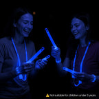 6" Premium Neon Glow Sticks (Pack of 25) - Blue