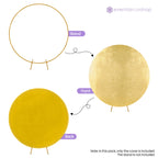 Arch Stand Spandex Cover - Shiny Gold