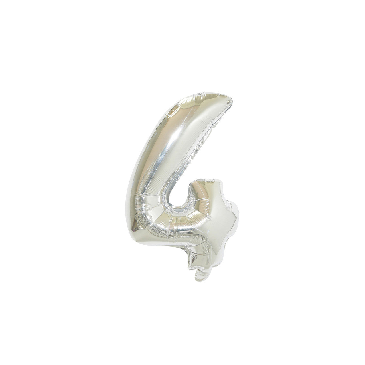 Large Foil Number Air-fill and Helium Balloons (0-9) - Silver