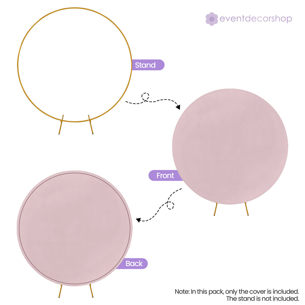Arch Stand Spandex Cover - Baby Pink