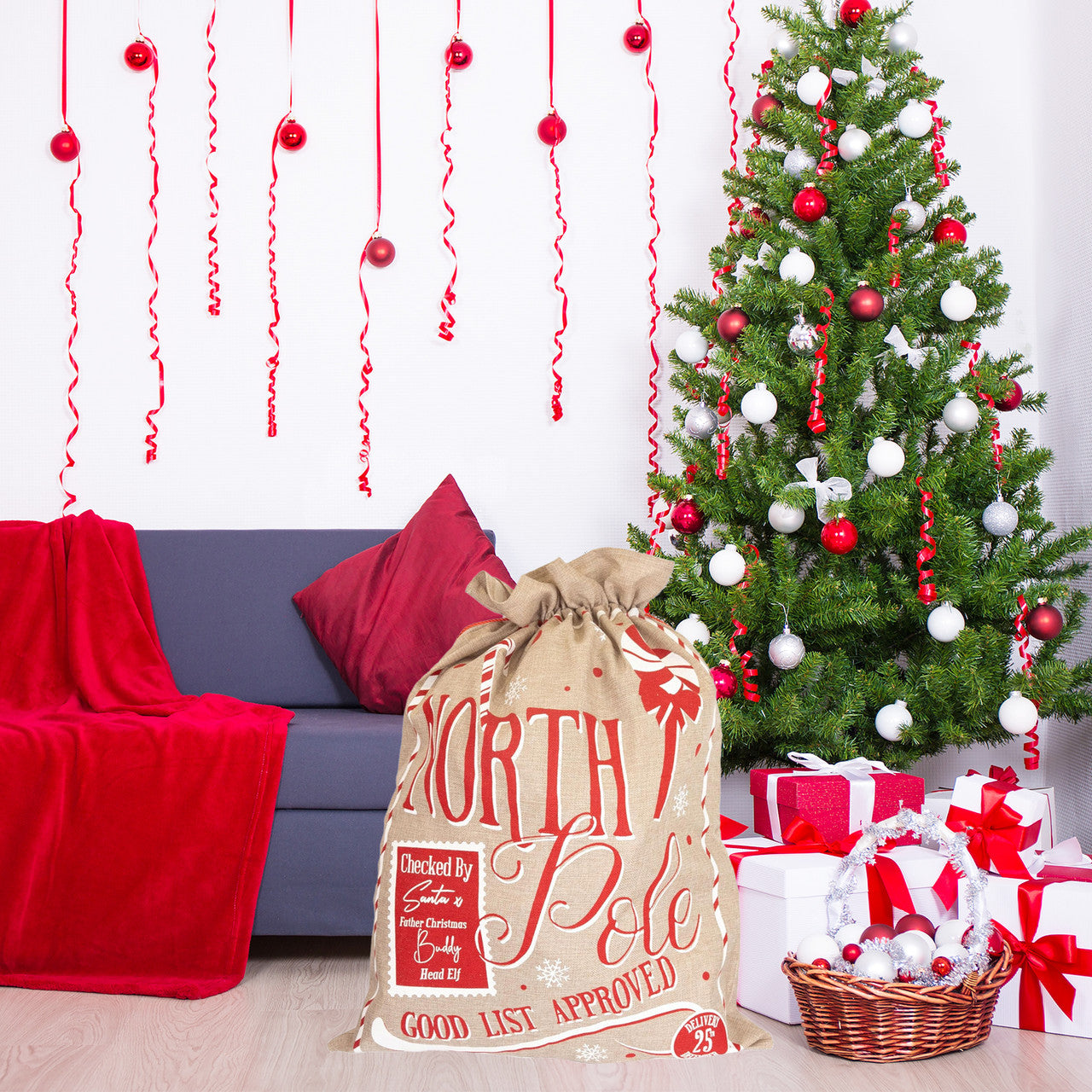 North Pole Christmas Stocking