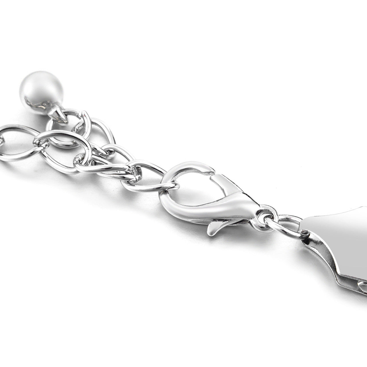 Diamante Waist Chain Belt - Silver