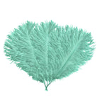 35-40cm Loose Ostrich Feathers, 5pcs - Mint