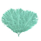35-40cm Loose Ostrich Feathers, 5pcs - Mint