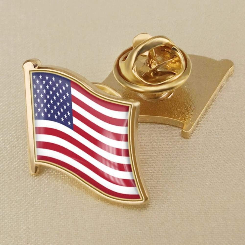 USA National Flag Pin Badge