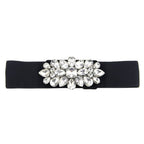 Elasticated Belt with Flower Motif