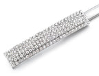 Silver Belt with Diamante Encrusted Buckle
