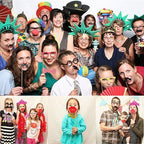 31pc Wedding Photo Booth Cardboard Party Props