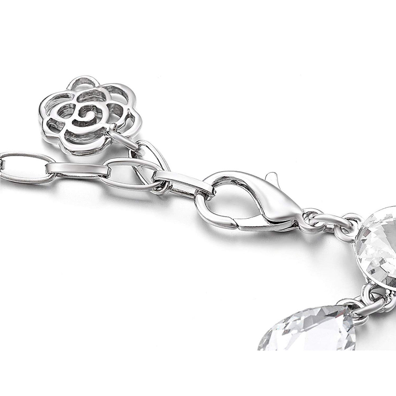 Diamante Waist Belt with Teardrops
