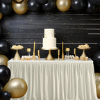 Polyester Table Skirt - Ivory