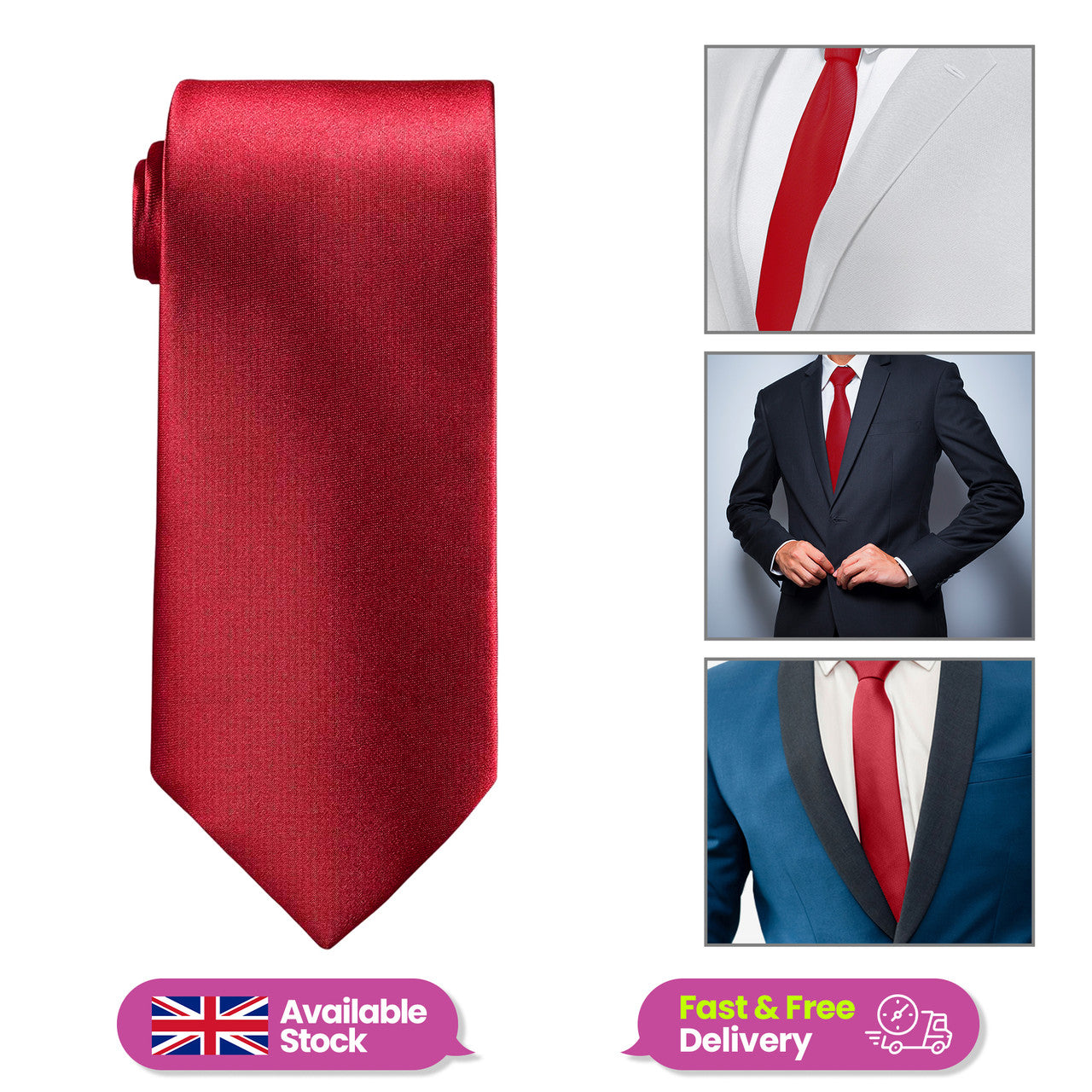 Burgundy Neck Tie