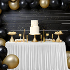 Polyester Table Skirt - White