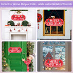 Merry Christmas Wooden Hanging Sign – Pine