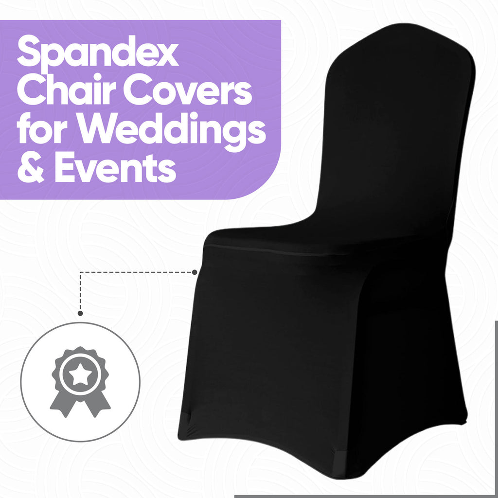 140GSM Spandex Chair Cover - Black